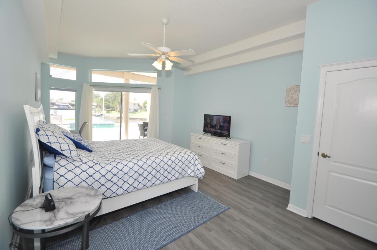 Sunset Bay Beautiful Pool Home - Bring Your Boat Or Jet Ski - Canal With Dock- Sleeps 10 - 4 Bd Palm Coast Exteriér fotografie